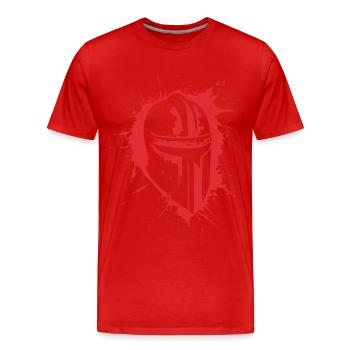 Crusader Knights Templar Middle Ages - Men's Premium Organic T-Shirt - red - Front - Damien (186cm)