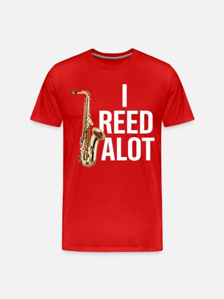 Saxophone Saxophone - Men's Premium Organic T-Shirt - red