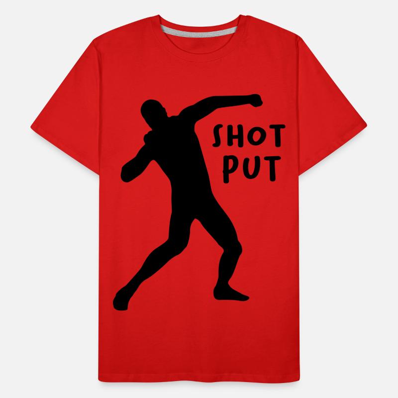 Lancer du poids T-shirt bio Premium Homme