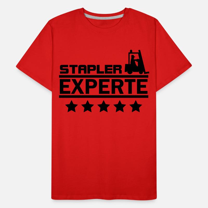 stapler experte Männer Premium Bio T-Shirt