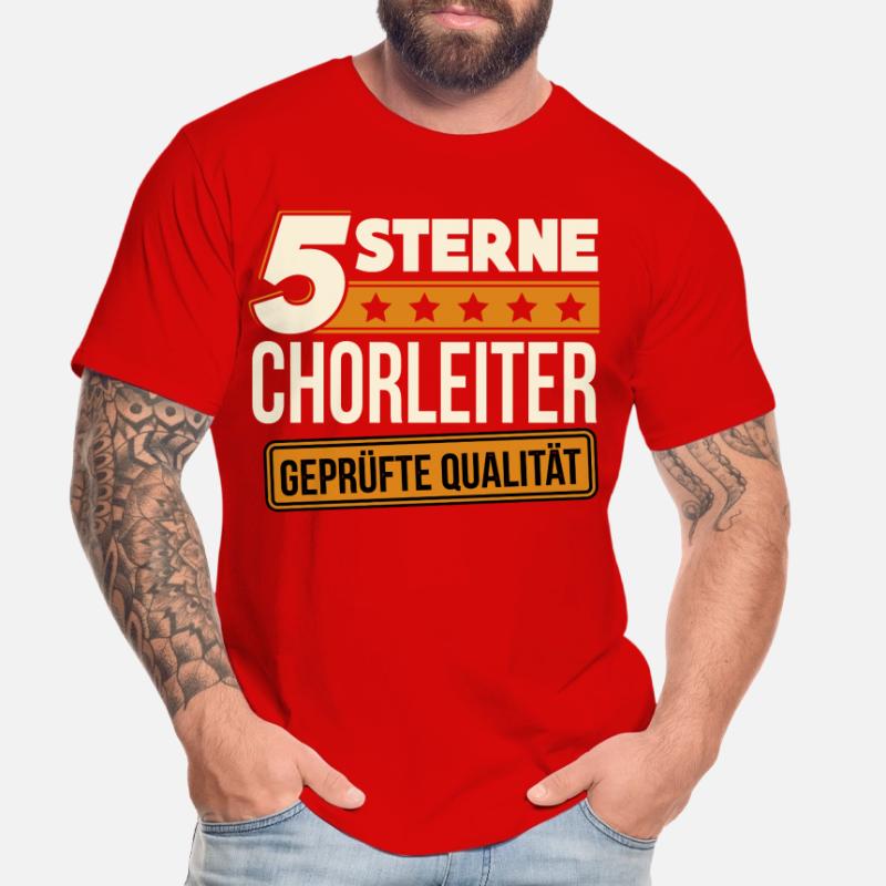 Chorleiter Dirigent Chor Gesangschor Geschenk Männer Premium Bio T-Shirt