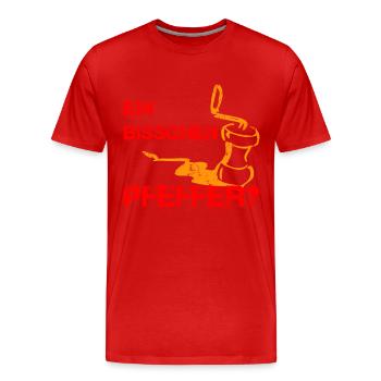 Ein bisschen Pfeffer - Männer Premium Bio T-Shirt - Rot - Vorne - Damien (186cm)
