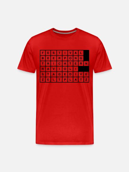 festivals2017 - Männer Premium Bio T-Shirt - Rot