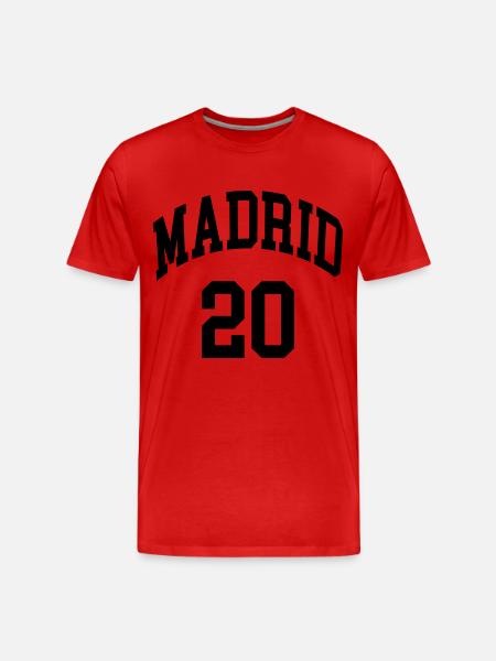 Madrid 20 - Men's Premium Organic T-Shirt - red