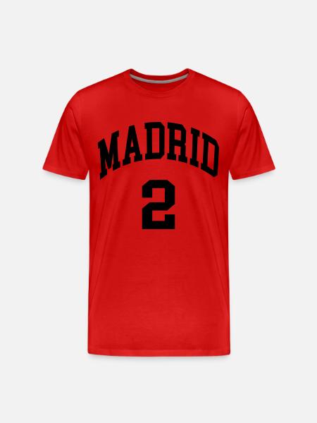 Madrid 2 - Men's Premium Organic T-Shirt - red