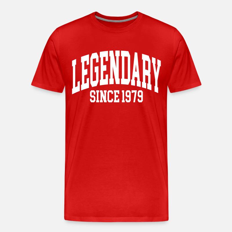 Legendary since 1979 - Männer Premium Bio T-Shirt - Rot