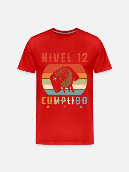 Niveau 12 complete - T-shirt bio Premium Homme - rouge