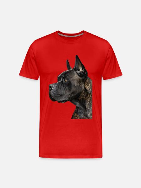 Cane Corso - Men's Premium Organic T-Shirt - red