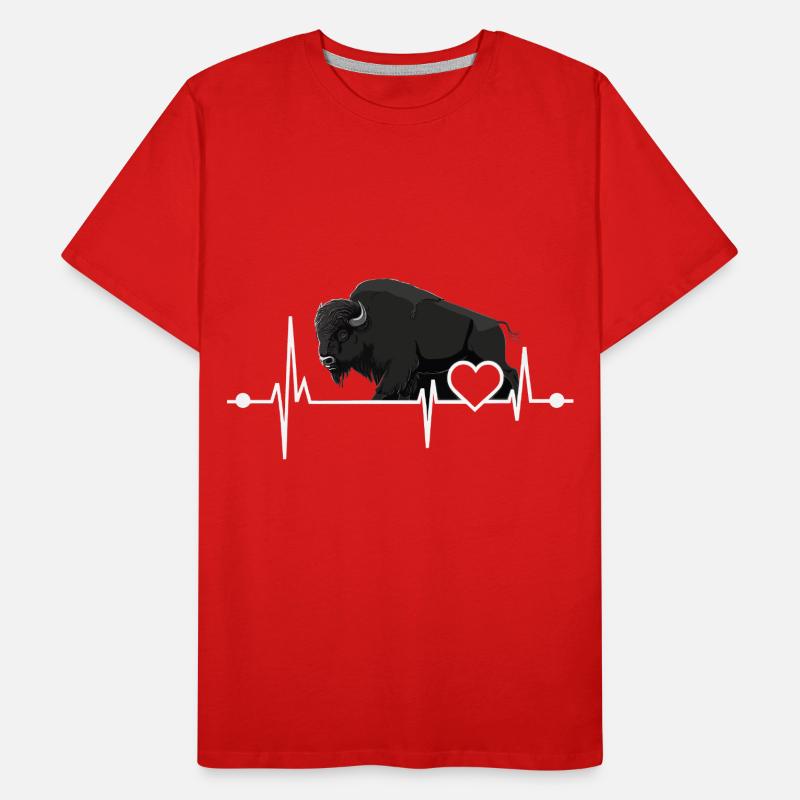 Bison T-shirt bio Premium Homme