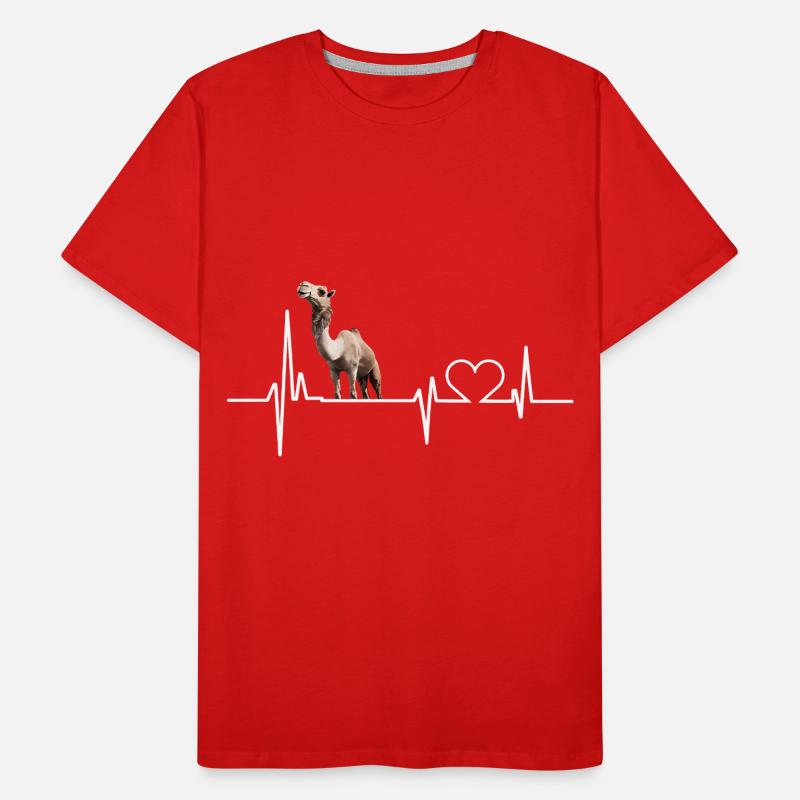 Kamel Männer Premium Bio T-Shirt