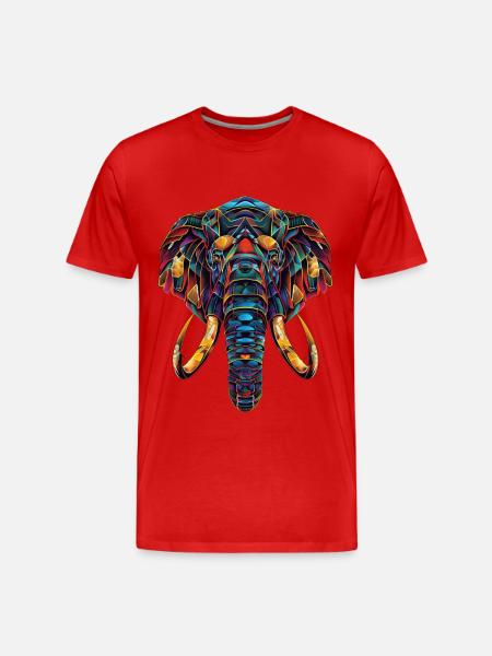 Mammut - Männer Premium Bio T-Shirt - Rot