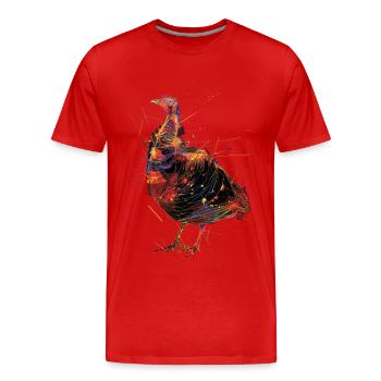 Turquie - T-shirt bio Premium Homme - rouge - Devant - Damien (186cm)