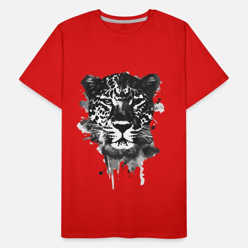 Leopard Men's Premium Organic T-Shirt