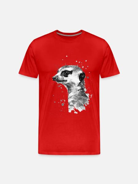 Suricate - T-shirt bio Premium Homme - rouge