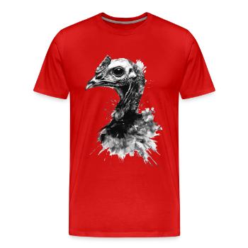 Turquie - T-shirt bio Premium Homme - rouge - Devant - Damien (186cm)