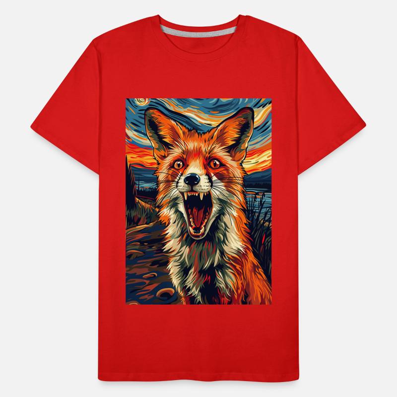 Fuchs Männer Premium Bio T-Shirt