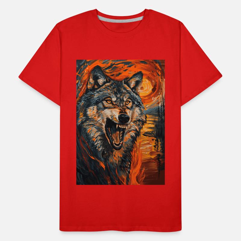 Ulv Herre Premium T-shirt økologisk