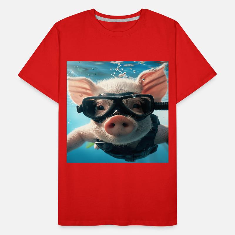 Cochon T-shirt bio Premium Homme