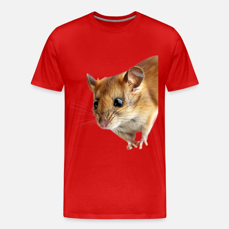 Siebenschläfer - Männer Premium Bio T-Shirt - Rot