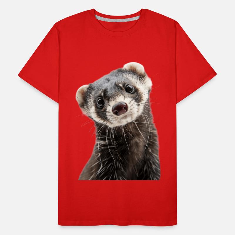 Frettchen Männer Premium Bio T-Shirt
