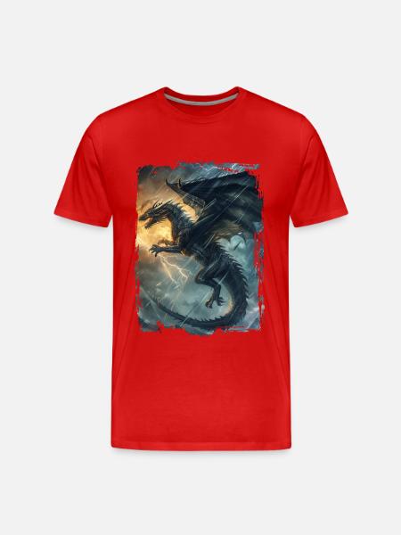 Kite - Men's Premium Organic T-Shirt - red