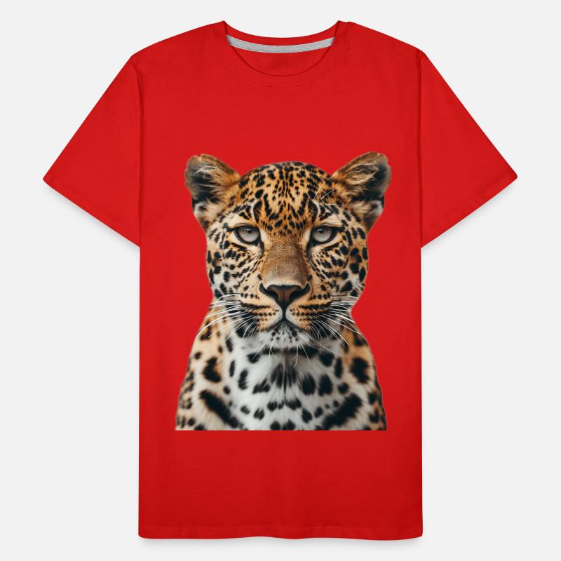 Leopard Men's Premium Organic T-Shirt