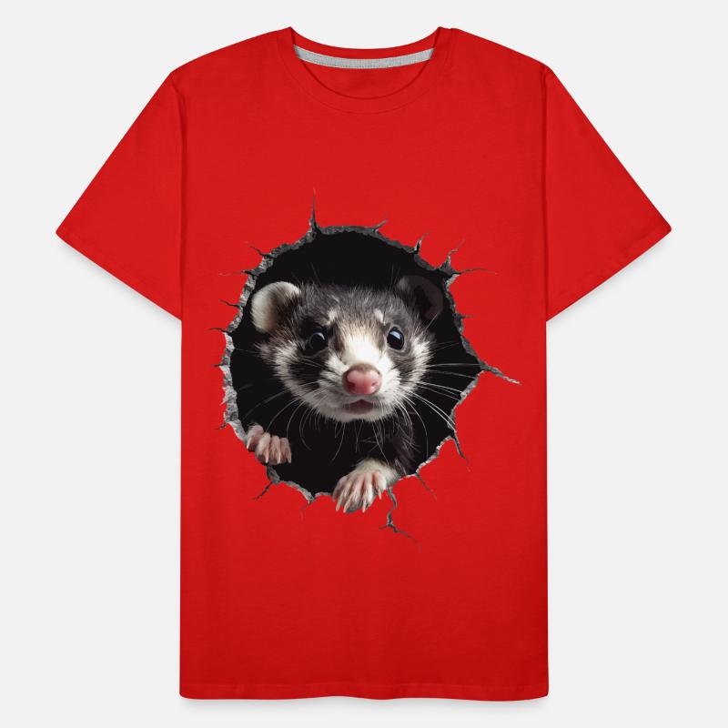 Frettchen Männer Premium Bio T-Shirt