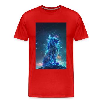 Scorpion - T-shirt bio Premium Homme - rouge - Devant - Damien (186cm)