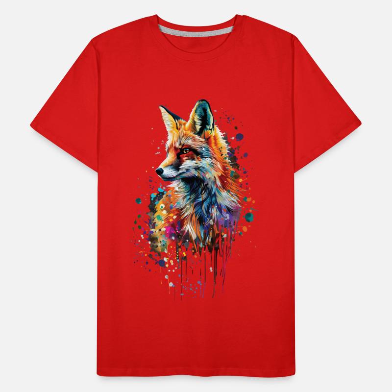 Fuchs Männer Premium Bio T-Shirt