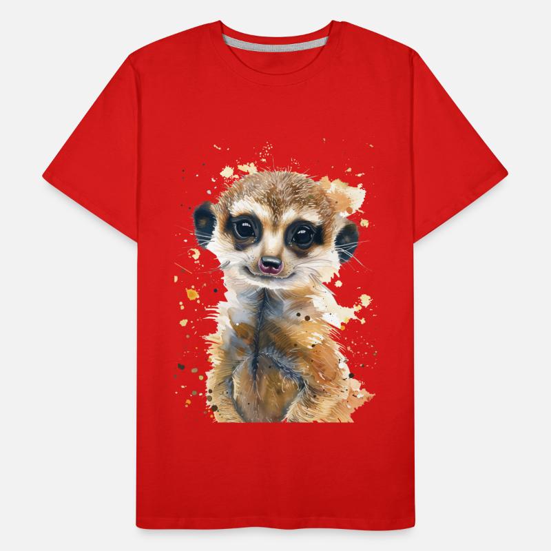 Erdmännchen Männer Premium Bio T-Shirt