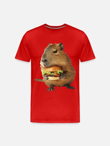 Capybara - T-shirt bio Premium Homme - rouge
