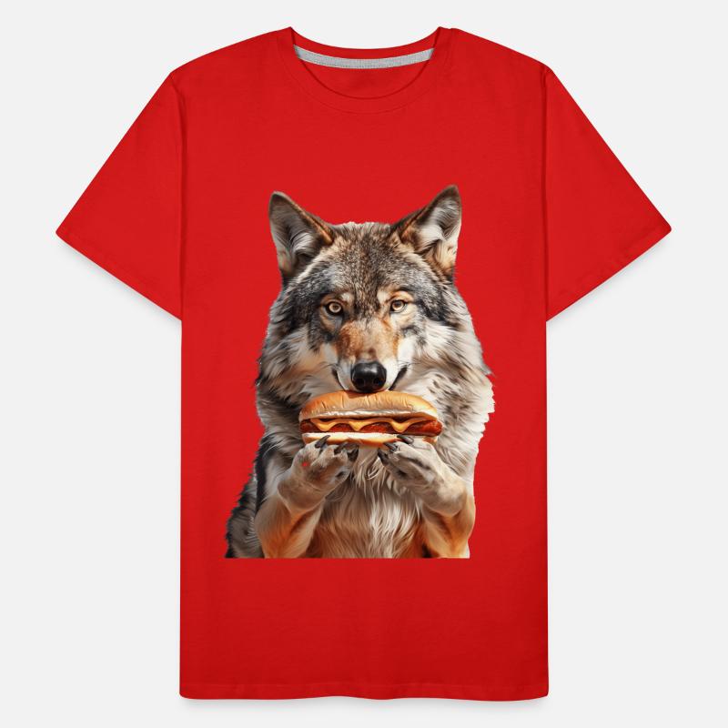Loup T-shirt bio Premium Homme