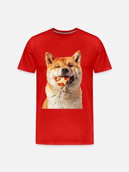 Akita - Men's Premium Organic T-Shirt - red