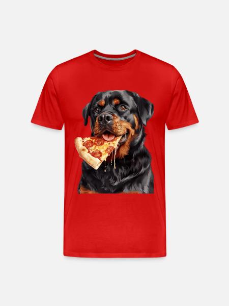 Rottweiler - Männer Premium Bio T-Shirt - Rot