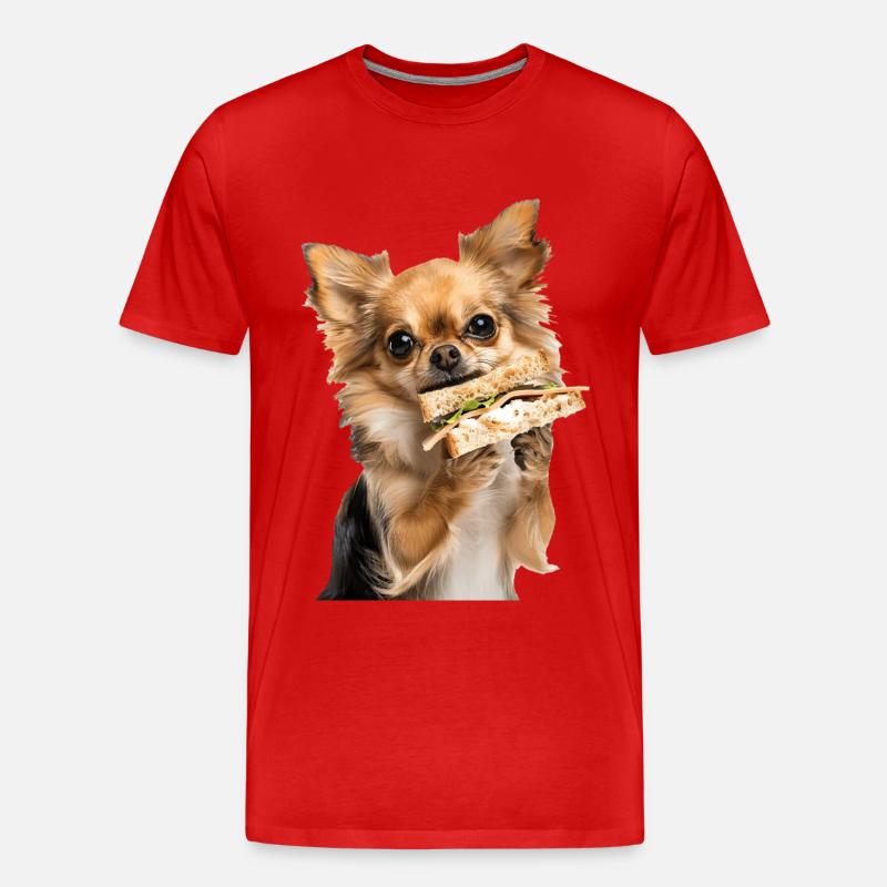 Chihuahua - Männer Premium Bio T-Shirt - Rot