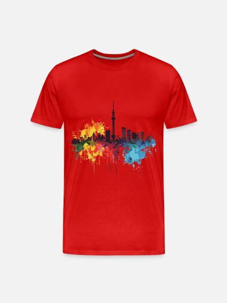Fuchu - T-shirt bio Premium Homme - rouge