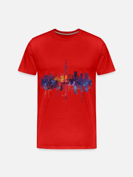 Fukuyama - T-shirt bio Premium Homme - rouge