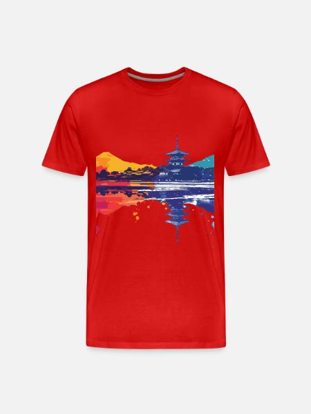Kamakura - T-shirt bio Premium Homme - rouge