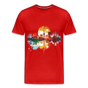 Mito - Männer Premium Bio T-Shirt - Rot - Vorne - Damien (186cm)