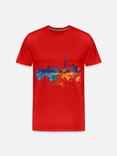 Nagoya - Men's Premium Organic T-Shirt - red