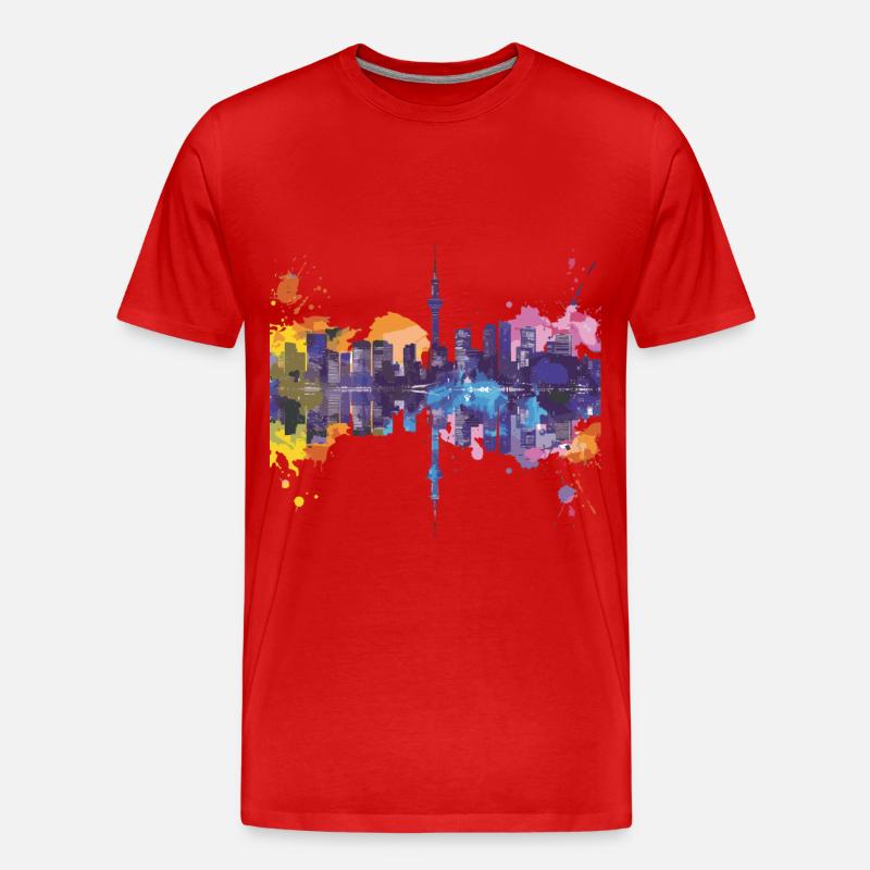 Saitama - Männer Premium Bio T-Shirt - Rot