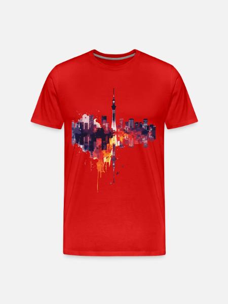 Yamato - Männer Premium Bio T-Shirt - Rot