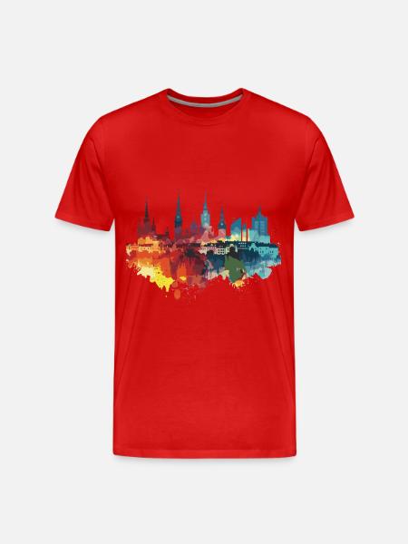 Stolpitz - Männer Premium Bio T-Shirt - Rot