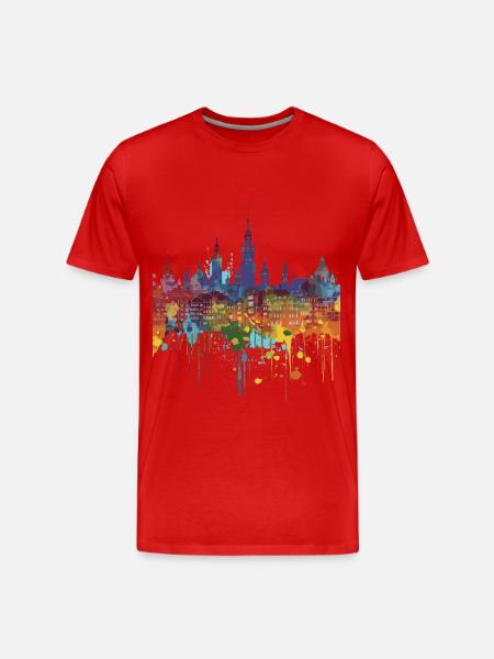 Stargard - Männer Premium Bio T-Shirt - Rot