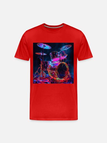 Percussion - T-shirt bio Premium Homme - rouge
