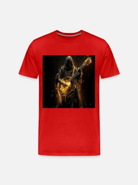 Banjo - Männer Premium Bio T-Shirt - Rot