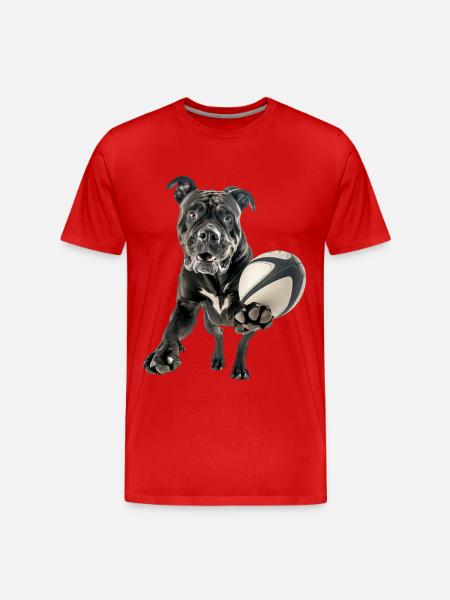 Cane Corso - Männer Premium Bio T-Shirt - Rot