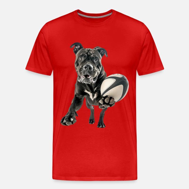 Cane Corso - Männer Premium Bio T-Shirt - Rot
