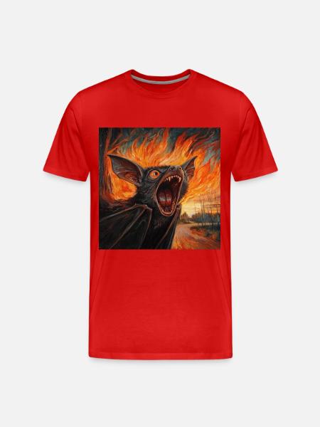 Schläger - Männer Premium Bio T-Shirt - Rot