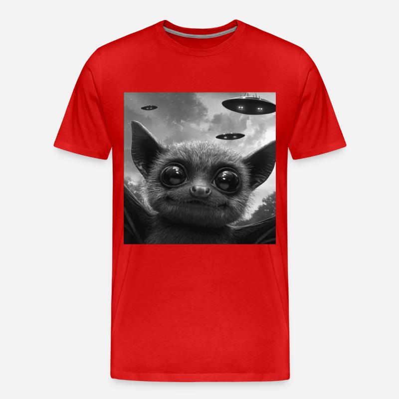 Schläger - Männer Premium Bio T-Shirt - Rot